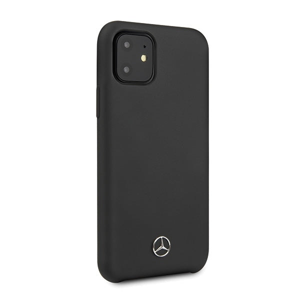 Schutzhülle Mercedes iPhone 12 mini 5,4" schwarz hardcase Silikon Line