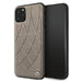 iPhone 11 Pro Max Hülle Mercedes Benz Quilted Perf Echtes Leather Cover Braun