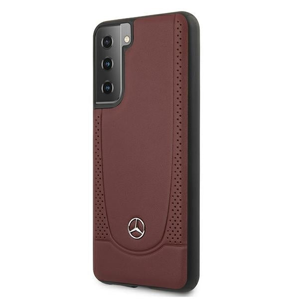 mercedes-benz-hulle-fur-samsung-s21-g991-rot-hardcase-hulle-urban-line