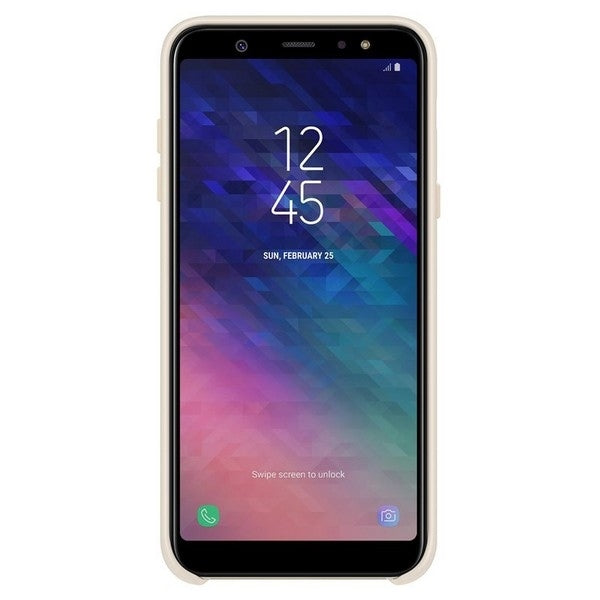 Samsung Hülle für Samsung Galaxy A6 Plus 2018 A605 gold Dual Layer Cover