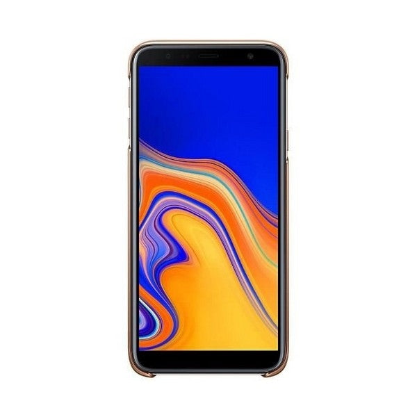 Etui Hülle für Samsung J4 Plus 2018 J415 /gold Gradation Cover