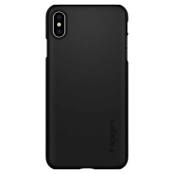 iphone-xs-max-hulle-spigen-thin-fit-schwarz