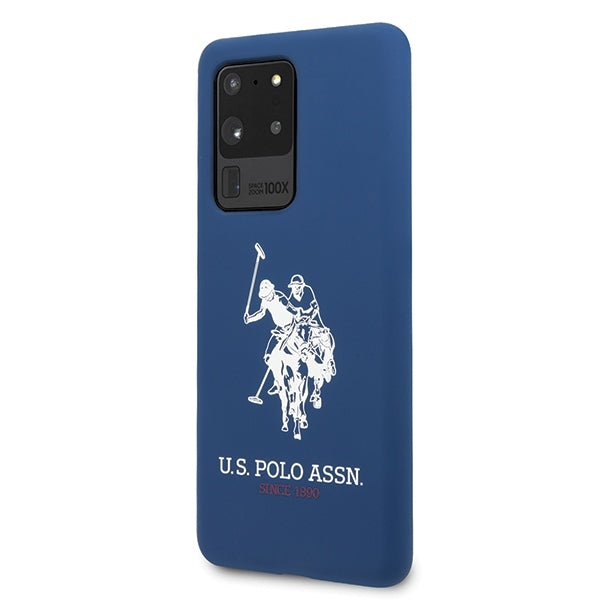 US Polo Hülle für Samsung Galaxy S20 Ultra Navy Silikon Collection