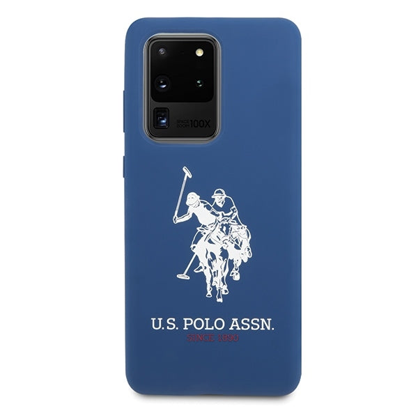 US Polo Hülle für Samsung Galaxy S20 Ultra Navy Silikon Collection