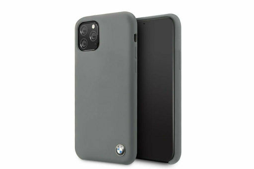 iPhone 11 Pro Hülle Original BMW Silikon Hard Cover Schutzhülle - Grau