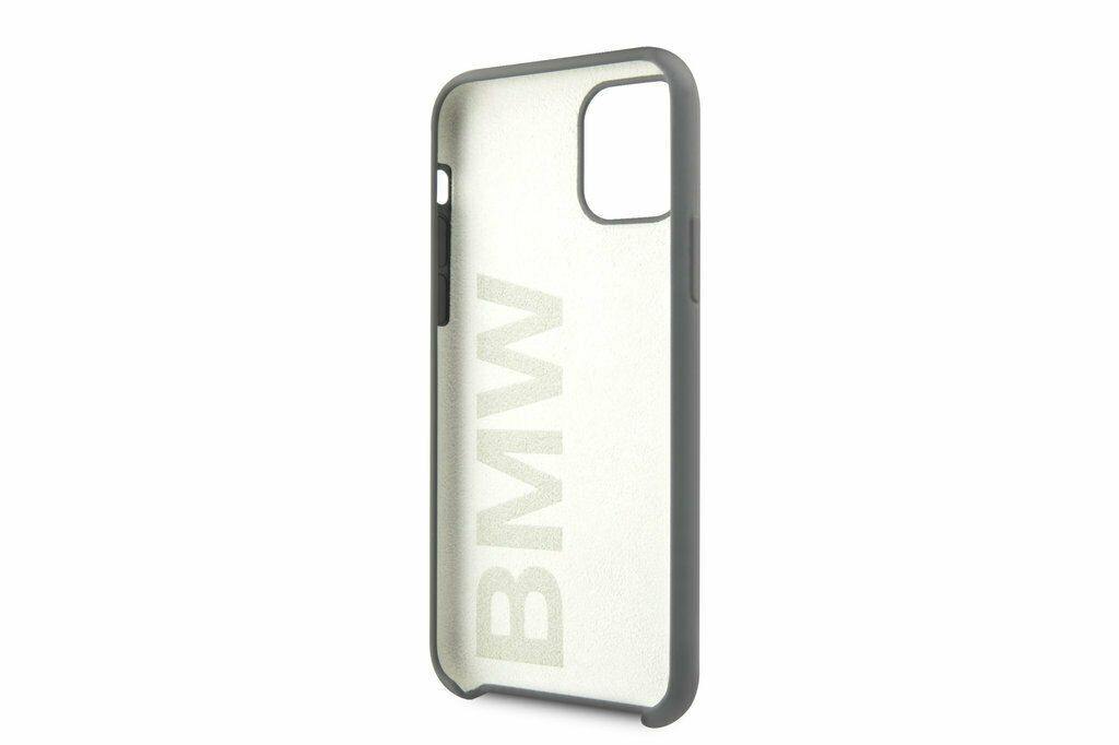 BMW  Handyhülle iPhone 11 Pro Hülle Original BMW  Silikon Hard Cover  Schutzhülle - Grau