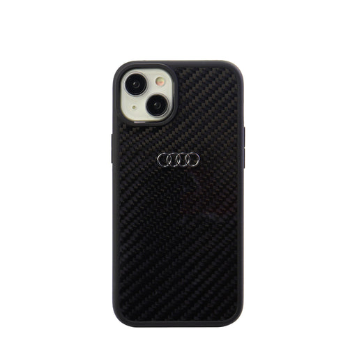 Audi Hülle für iPhone 15 Plus Hardcase-Hülle - R8 Serie - Schwarz