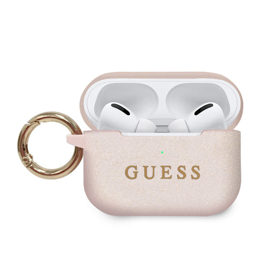 Airpods Pro Hülle Guess Silikon Cover Rosa