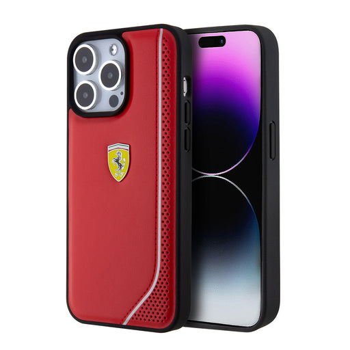 Ferrari Hülle für iPhone 15 Pro Max Hardcase-Hülle - Reflective - Rot