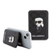 Karl Lagerfeld Magnetic Card Holder - Magsafe compatible - Stand Function - Karl - Schwarz