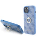 Guess iPhone 15 Hülle Hardcase - 4G - Mit Ringhalter - Blau