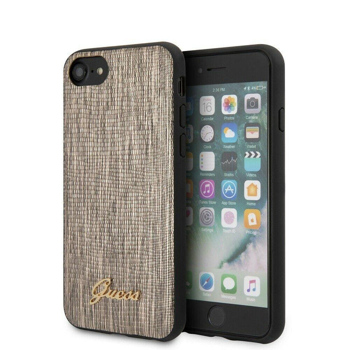 iPhone 7/8/SE2020 Hülle Guess Lizard Cover Gold