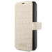 iPhone Xs Max Handytasche Guess Shiny Croco Book case Beige