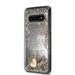 Guess Handyhülle Samsung Galaxy 10e Hülle- Guess Glitter Hearts TPU Hülle - Gold
