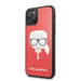 Karl Lagerfeld Handyhülle iPhone 11 Pro Hülle Karl Lagerfeld Dle Layers Glitter Cover Rot