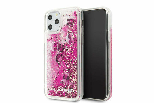 iPhone 11 Pro Hülle Karl Lagerfeld - Glitter Floatting Case Schutzhülle