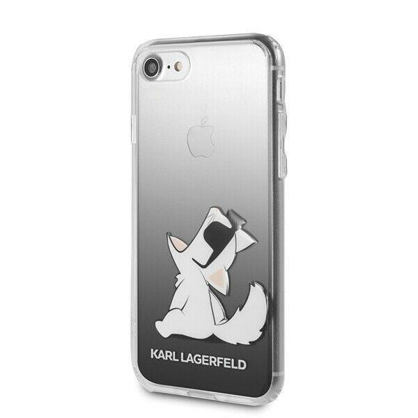 Karl Lagerfeld Handyhülle iPhone SE/7/8 Hülle Karl Lagerfeld -Choupette Fun Hard Case -Schwarz