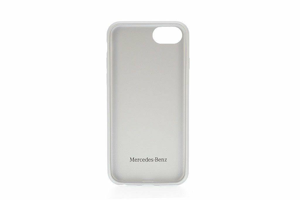 Mercedes Benz Handyhülle iPhone 8/7 Plus Handyhülle - Mercedes-Benz /Leder Hardcover - I Bow Walnut -Rot