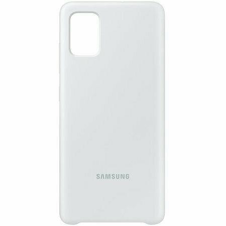 Samsung Handyhülle Samsung Galaxy A71 Hülle Samsung silikon Case silber