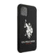 U.S. Polo Assn Handyhülle iPhone 11 Pro Max Hülle U.S. Polo Big Horse Silikon Cover Schwarz